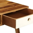 thumbnail image 5 of vidaXL Writing Desk 110x55x76 cm Solid Acacia Wood, 5 of 5