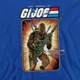 thumbnail image 2 of G.I. Joe Roadblock Card Unisex Adult Pull-Over Hoodie, Royal, Medium, 2 of 5
