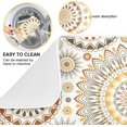 thumbnail image 4 of Mandala Ethnic Bohemian Ornament Dish Drying Mat for Kitchen Counter Absorbent Microfiber Drying Pad, Medium 16x18 in, Reversible Drainer Mats, 4 of 7