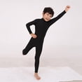 thumbnail image 4 of elástico negro pieza Unitard Tight Zentai para niños S Colco Unidad para niños, 4 of 8