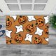 thumbnail image 5 of CHAO Felpudo divertido con diseño de calabazas de Halloween, antideslizante, para el suelo, escalera, cocina, pasillo, 40 x 60 cm, 5 of 5
