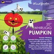 Pumpkin Ghosts Whirligig Wind Spinner