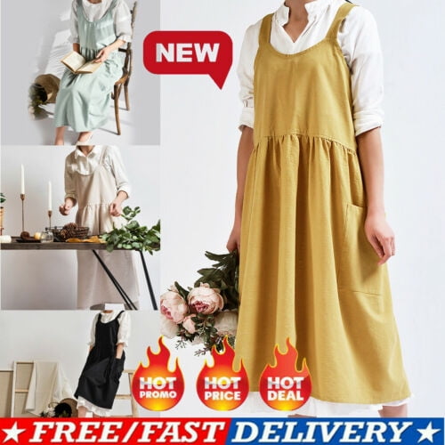 women's work pinafore dress