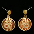 thumbnail image 2 of Mi Amore Dangle-Earrings Gold-Tone/Orange, 2 of 5