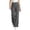 Grey, variant on Women’S High Waisted Pull On Wide Leg Jeans, Stretch Denim Style Casual Trousers, Soft Polyester Daily Office Wear Pants, 1 Piece, Sizes S Through XXL