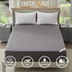 thumbnail image 2 of Protector de colchón impermeable BEDLORE Queen Size gris, 2 of 8