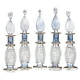 thumbnail image 3 of CraftsOfEgypt Genie Blown Glass Miniature Perfume Bottles for Perfumes & Essential Oils, Set of 50 Decorative Vials, Each 2" High (5cm), Assorted Colors, 3 of 11