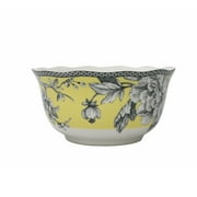 222 Fifth Adelaide Yellow Porcelain Dinnerware Set, 16 Piece with Dishes