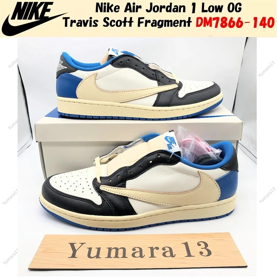 Nike Air Jordan 1 Low OG Travis Scott Fragment DM7866-140 Men's