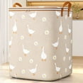 thumbnail image 2 of PENGXIANG Clothes Storage Bag  Portable Non Woven Clothing Quilt Storage Bag Clothes Storage Box Folding Wardrobe Storage Container With Durable Handle  Wardrobe Storage Box, 2 of 6