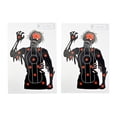 thumbnail image 4 of Target Papers, 10Pcs Heavy Duty Suspensible Shooting Targets Paper Lightweight  For Indoor ANGGREK Calavera Zombi, 4 of 8