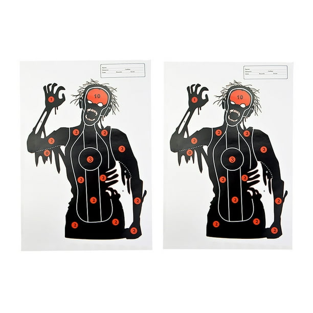 Shooting Targets Paper, 10Pcs Archery Accessory Lightweight Target Papers  For Indoor Zombie Skull - Walmart.ca