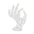 thumbnail image 3 of Jewelry Display Stand Mannequin Hand Creative Stand Support Bracelet Holder Transparent, 3 of 9