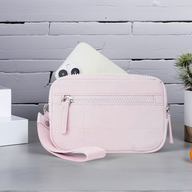 Bolso de mano para mujer, tarjetero, monedero, portátil, ligero, mini bolso de mano