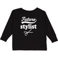 thumbnail image 3 of Inktastic Future Stylist Childs Occupation Boys or Girls Long Sleeve Toddler T-Shirt, 3 of 5