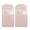 Pink 43" Peach Skin Velvet Storage Bag, variant on SaKAGURO 10 pack 43" Clear Garment Bags, Clothing Dust Covers, Suit Bags for Closet Storage and Travel for Coat, Sweater, Shirts, Jacket