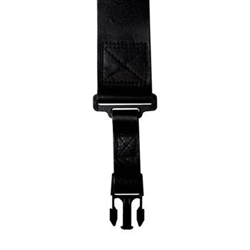DiMarzio ClipLock Deluxe Italian Leather Strap Black 2"