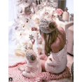 thumbnail image 2 of Paquete de 2 gorros de invierno para padres e hijos para mujer, conjunto de gorro de punto para bebé más cálido, 2 of 2