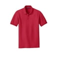 thumbnail image 5 of Port Authority Tall Core Classic Pique Polo-4XLT (Rich Red), 5 of 6