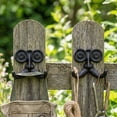 thumbnail image 3 of Fmxomd Cast Iron Hook, Heavy Duty Vintage Cast Iron Hook for Hanging, Art Decorative Antique Beard Shape Wall Hanger with 2 Hooks for Coat, Scarf, Bag, Towel, Key, Cap (1Pcs), 3 of 8