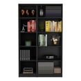 thumbnail image 1 of FM FURNITURE Sunnyside 2 Piece Living Room Set Engineered Wood Black, 1 of 6