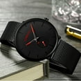 thumbnail image 3 of Crrju watch men Top Brand Luxury Quartz watch Casual quartz watch stainless steel Mesh strap ultra thin clock male Relog, 3 of 6