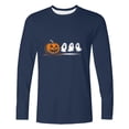 thumbnail image 4 of ThriftyPlait Funny Halloween Graphic Tee for Men Plus Size Long Sleeve Crewneck Shirt Casual Loose Fit Fall Top for Men, 4 of 4