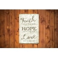 thumbnail image 4 of Metal Tin Signs Faith Hope Love Home Decor Plaque Poster for Room Beer Garage Patio Indoor Decorative Wall Sign 8 x 12 inches, 4 of 4