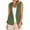 Army Green-linen blazer women, variant on Dazajoo 2024 Summer Linen Blazer Women 3/4 Solid Color Stretchy Ruched Sleeve Fully Lined Lightweight Breathable Casual Work Jacket for Women,Black,XXXL