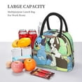 thumbnail image 5 of Masiiu Bluey Print Lunch Bag Large Capacity, Insulated Lunch Bag for Work, School, Picnic-One Size, 5 of 6