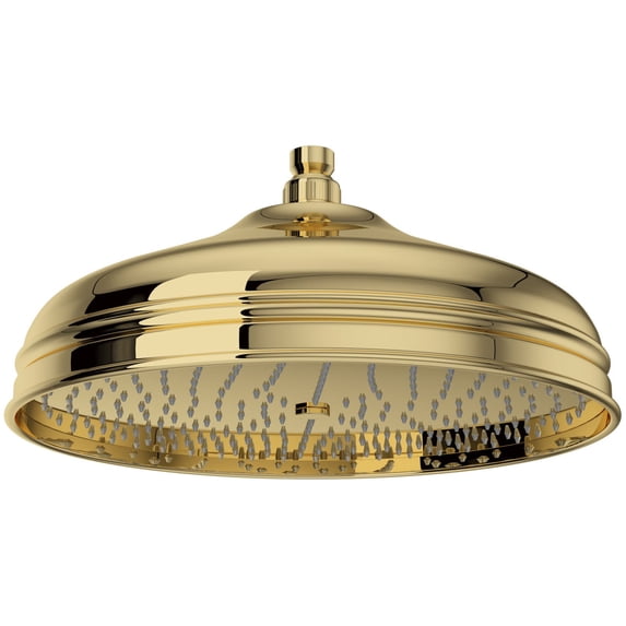 Rohl 1047/8 Bordano 1.8 GPM Single Function Rain Shower Head - Brass