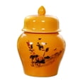 thumbnail image 3 of GROWTH TANK Ceramic Tea Canister Storage Pots Can Storage Box Flowerpot Porcelain Ginger Jar Butterfly, 3 of 9