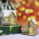 thumbnail image 4 of Cabaña luminosa decorativa navideña LED de madera pequeña casa navideña colgante de decoración de escritorio navideña, 4 of 5
