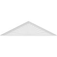 thumbnail image 3 of Ekena Millwork 70"W x 18-1/2"H x 2"P (Pitch 6/12) Peaked Cap Sunburst Architectural Grade PVC Pediment, 3 of 8