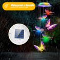 thumbnail image 5 of LINLIN Solar Wind Chimes, Waterproof Solar Wind Chimes,Color Changing Wind Chimes for Garden, Hanging Solar Lights Romantic Decorative for Patio Yard Outdoor Home, Gifts for Mom, 5 of 8