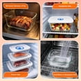 thumbnail image 2 of Vacuum Seal Borosilicate Glass Containers for Food Storage, 3 Sizes (S M L) Compatible with Desktop and Handheld Vacuum Sealer Machines, Airtight Lid Set, 2 of 4