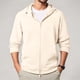 thumbnail image 1 of MHFRRA Chaqueta con Capucha de Peso Pesado, Cremallera Completa, Sudadera de Invierno Cálida para Exteriores, Ropa Informal, Suéter Suave y Cómodo Beige, 1 of 5