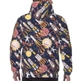 thumbnail image 7 of Lsque Cartoon Space 1 Pattern Casual Men's Hoodie,Hooded Sweatshirt with Kangaroo Pocket,Pullover Hoodie-X-Large, 7 of 7