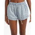 thumbnail image 1 of Hurley Cindy Chambray Shorts casuales para caminar para mujer newagebleach S, 1 of 3