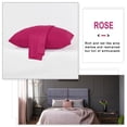 thumbnail image 4 of Unique Bargains 2 Pack 300TC Cotton Solid Pillowcases Fuchsia 20" x 26", 4 of 8