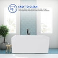 thumbnail image 4 of Vanity Art 55" x 29" Acrylic Freestanding Soaking Bathtub, 4 of 4
