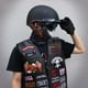 thumbnail image 2 of Casco Semiabierto para Motocicleta VCOROS F07A Negro Mate Talla L DOT, 2 of 8