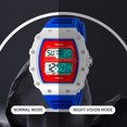 thumbnail image 2 of SKMEI Mens Digital Sports Watches Multifunctional 50M Waterproof LED Alarm Backlight Watch, 2 of 8