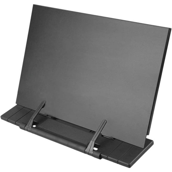 Desktop Document Holder/Paper Stand/Clipboard for Sheet Music/Cookbook/Book with 7 Adjustable Positions Black