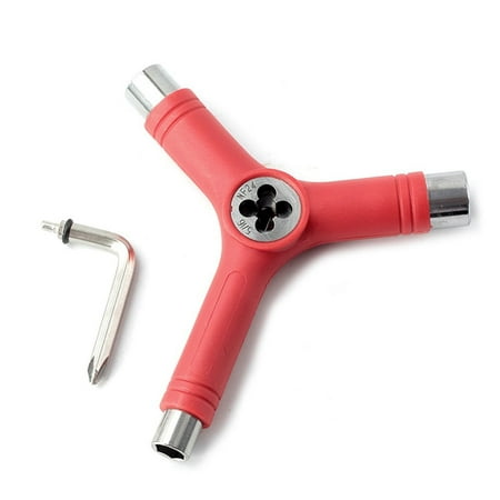 

Multi-Function Skateboards Skateboard Tool Skateboard Wrench Longboard Wrench (red)