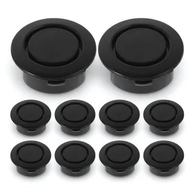 Pawsdot Universal Car Bumper Guard, Black Plastic, Easy Installation, 10Pcs