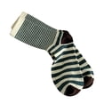 thumbnail image 2 of Dyfzdhu Autumn Winter Socks For Women Casual Striped Mid Tube Socks Breathable Thermal Comfy Crew Socks, 2 of 3
