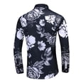 thumbnail image 3 of Camisa De Manga Larga Con Estampado Vintage Para Hombre, 3 of 3