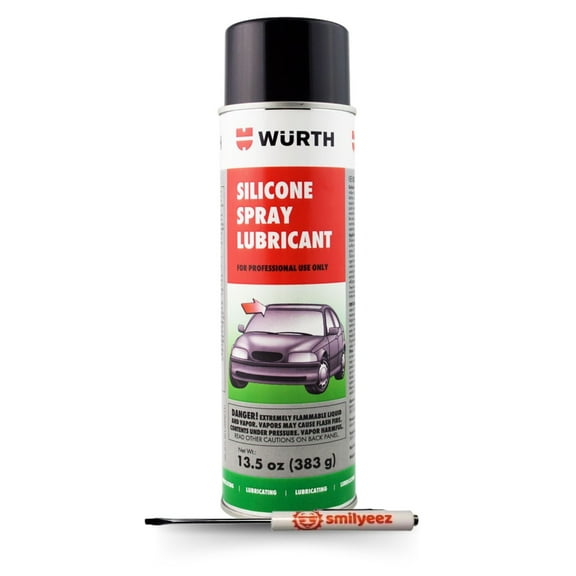 Wurth Silicone Spray Lubricant 13.5 fl. oz. Aerosol with Smilyeez Pocket Screwdriver