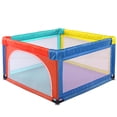 thumbnail image 1 of Corralito de Juego Portátil para Bebés - Área Segura de 120x120cm con Bolsa de Transporte - Colores Brillantes (Rojo/Amarillo/Azul) - Ideal para Aprender a Gatear y Jugar, 1 of 6
